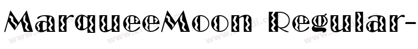MarqueeMoon Regular字体转换